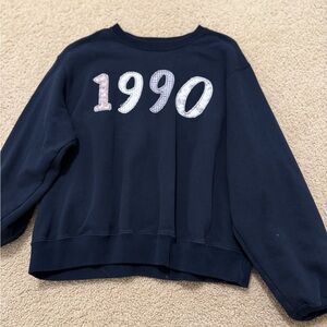 Hollister Dark Blue 1990 Sweatshirt